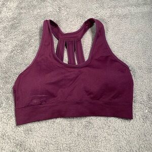 Leg3Nd Purple Sports Bra large strappy